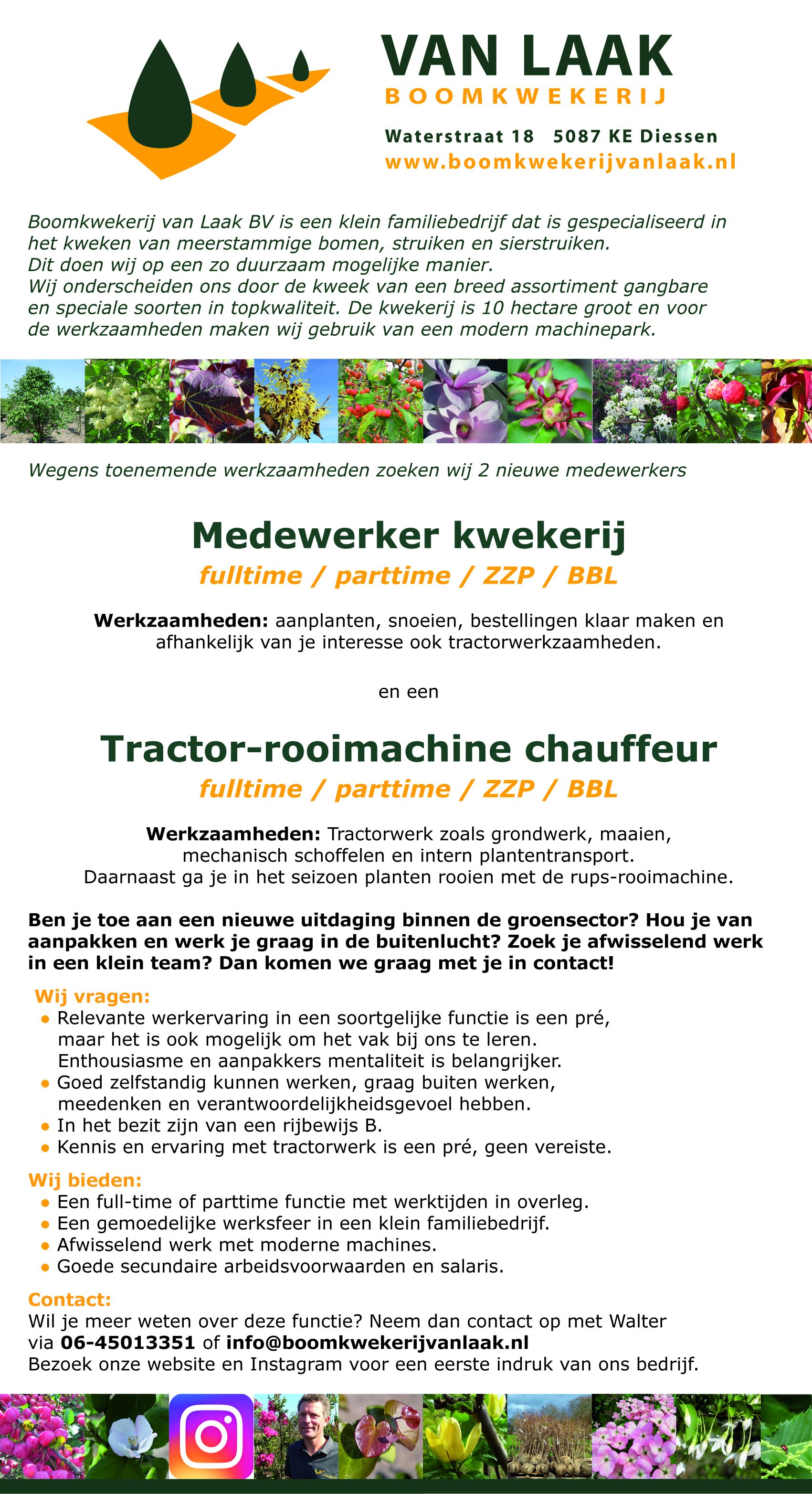 Advertentie boomkweker